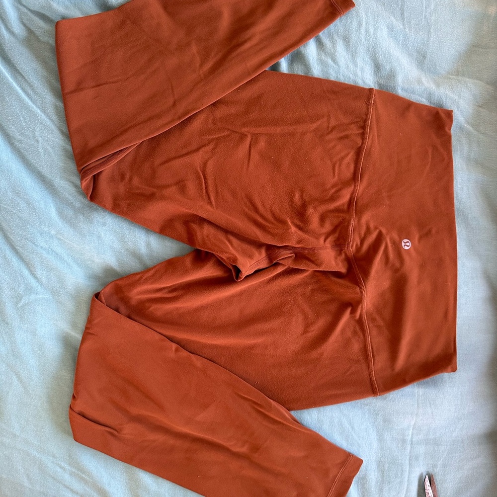 Lululemon Athletica Burnt Orange Leggings